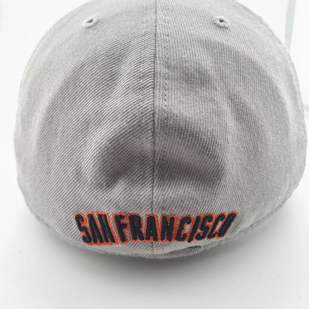 New Era 59FIFTY San Francisco Giants MLB Cap Mens 7 3/8 Gray Black Fitted Hat